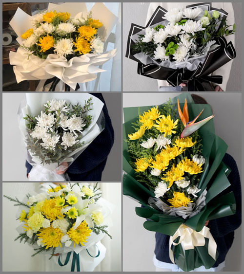 福建泉州石狮市鸿山镇邱下村白事花束代送