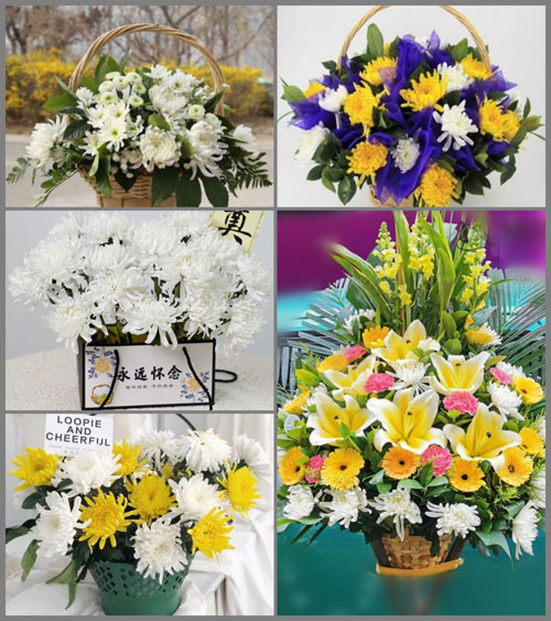 福建泉州石狮市鸿山镇邱下村白事提篮配送